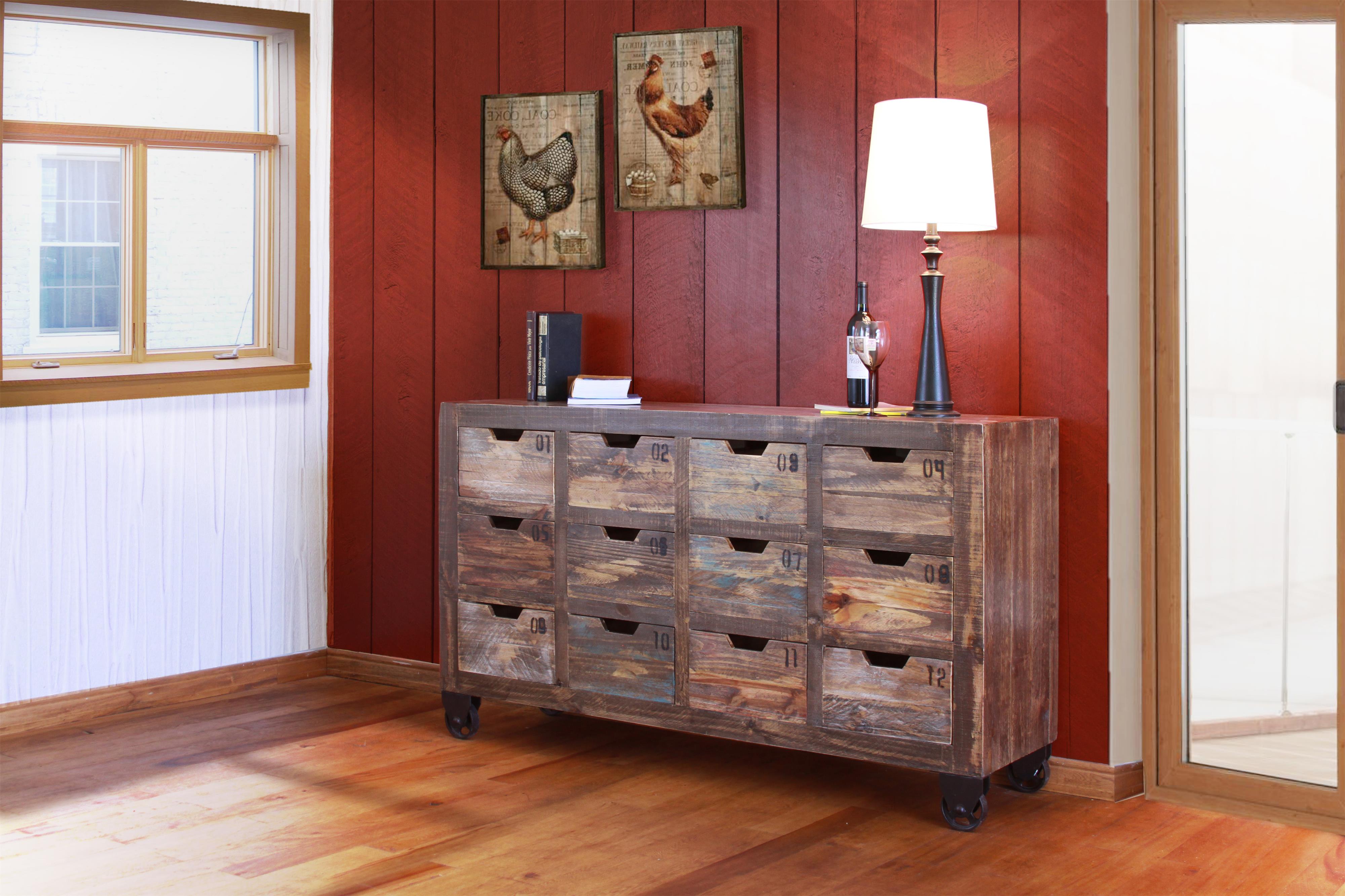 Multi drawer console hotsell table